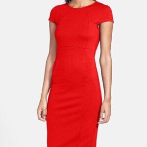 Felicity & Coco Red Bodycon Pencil Dress. Size S.